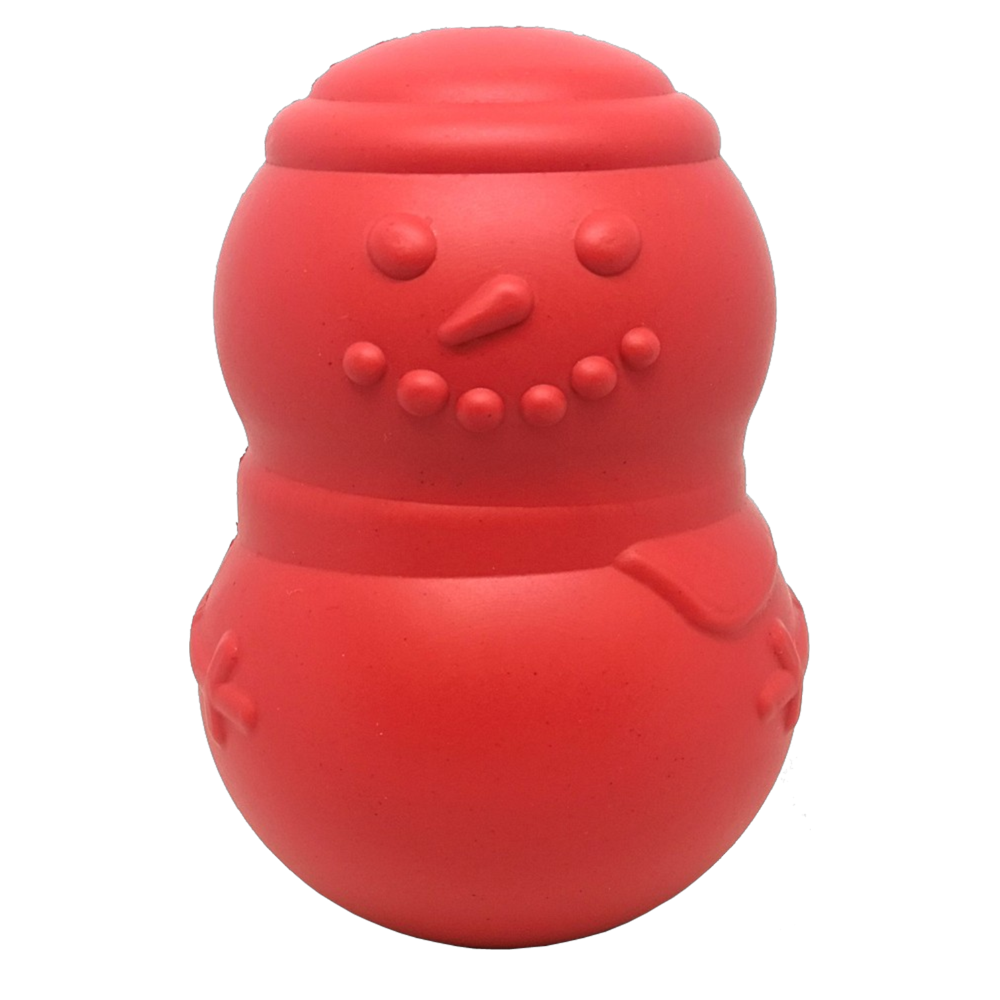 Snowman Dog Toy - Durable Winter Chew Toy for Large Dogs | USA Made